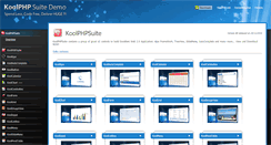 Desktop Screenshot of demo.koolphp.net